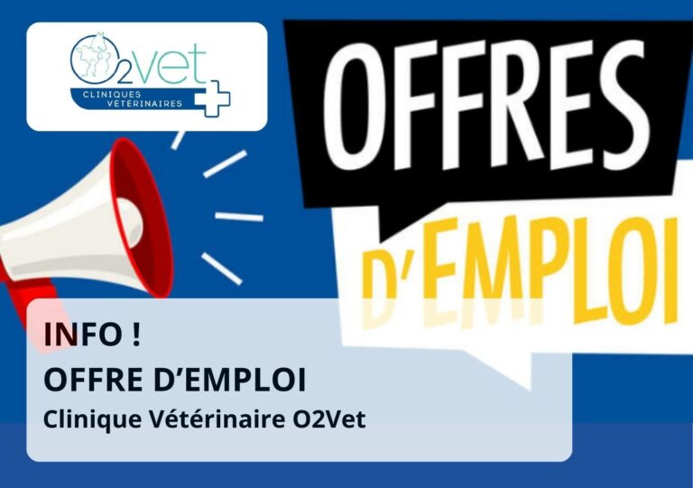 offre d'emploi Clinique Vétérnaire O2Vet Valdahon et Vercel
